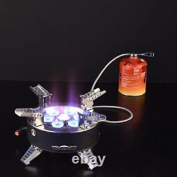 18KW High Pressure Gas Stove Stainless Steel Kitchen Propane Camping Burner Wok