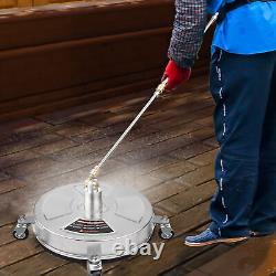 18'' Pressure Washer Surface Cleaner Stainless Steel Housing Power Washer B5W7
