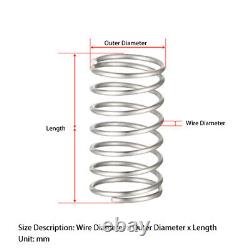 305mm Compression Spring Steel Wire 0.3-5mm 304 Stainless Steel Pressure Spring
