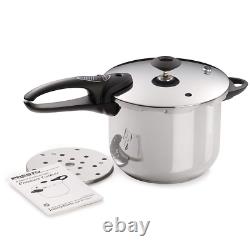 6 Quart Stainless Steel Pressure Cooker Independent Pressure Release Devices