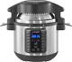 8-quart Pressure Cooker Includes Air Fryer Lid Stainless Steel Multi-functional
