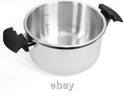 Barton 10Qt Pressure Cooker withRecipe Book Easy Lock Stainess Steel Canning Lid