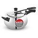 Borosil Stainless Steel Pronto 5 Liter Pressure Cooker Induction Base Free Ship