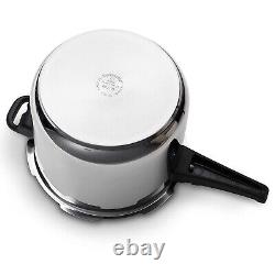 Butterfly Blue Line Stainless Steel Pressure Cooker, 10 L, Silver- Free Shipping