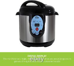 CAREY DPC-9SS Smart Electric Pressure Cooker and Canner, Stainless Steel, 9.5 Qt