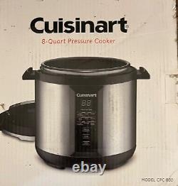 Cuisinart CPC-800 8-Quart Pressure Cooker, Silver