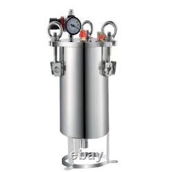 Dispensing Bucket Liquid Glue Stainless Steel Pressure Storage Tank Kits 1L-15L