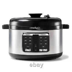 Express 6 Qt. Stainless Steel 3 Piece Oval Max Electrical Pressure Cooker New