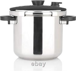 Ezlock Stove Top Pressure Cooker 10 Quart Canning Ready, Stainless Steel, Mult