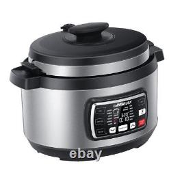 GoWISE USA Electric Pressure Cooker Non-Stick Interior Adjustable Thermostat
