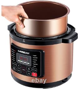 Gowise USA 8-Quarts 12-In-1 Electric Pressure Cooker + 50 Recipes for Your Press