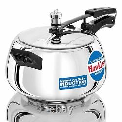 Hawkins Pressure Cooker 5 Liters Stainless Steel Silver Color Best Kitchen Gift