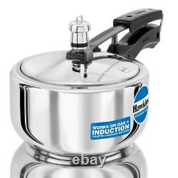 Hawkins Stainless Steel 2 Litre Induction Base Pressure Cooker, HSS20