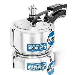 Hawkins Stainless Steel Induction Compatible Pressure Cooker, 1.5 Littre Silver