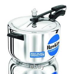 Hawkins Stainless Steel Pressure Cooker Induction Base Free Fast Shipping