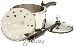Hawkins Stainless Steel (Tall) 3 Litre Induction Base Pressure Cooker, HSS3T