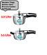 Hawkins Triply Combo Set 2.5 L And 3.5 L Stainless Steel Pressure Cooker Pan