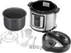 Insignia- 6-Quart Multi-Function Pressure Cooker Stainless Steel