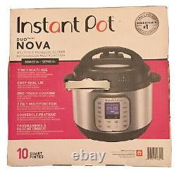 Instant Pot DUO NOVA 10 Qt Large 7-n-1 Multiuse Cooker
