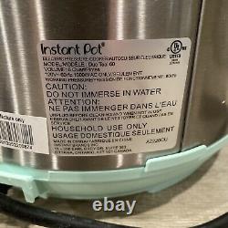 Instant Pot Duo Teal 60 6 Quarts Electric Pressure Cooker RARE COLOR WORKS