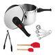 Magefesa 7.9 Quart Pressure Cooker With Food Tongs Spatula And Measuring Spoon