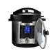 Megachef 6 Quart Stainless Steel Electric Digital Pressure Cooker With Lid