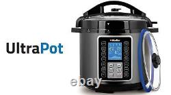 Mueller 6 Quart Pressure Cooker 10 in 1, Cook 2 Dishes at Once