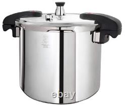 NEW Buffalo Clad Quick Pot Stainless Steel Pressure Cooker 15L