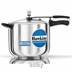 NEW Hawkins Stainless Steel 10 Ltr Pressure Cooker Induction Friendly HSS10