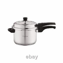 Neelam Stainless Steel CookFast Pressure Cooker, Induction Friendly (5 Litres)