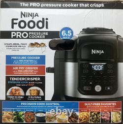 Nib Ninja Foodie Pro 6.5 Qrt Pressure Cooker/air Fryer & Tendercrisper Fd302