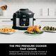 Ninja Fd302 Foodi 11-in-1 Pro 6.5 Qt. Pressure Cooker & Air Fryer Set