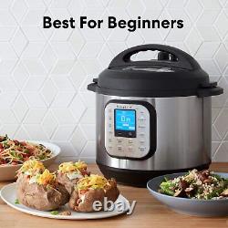Nova Instant Pot Duo Series Pressure Cooker 6 Quart Stainless Steel Automatic