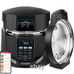 Nuwave Duet Pressure Cook and Air Fryer Combo Cook Stainless Steel Pot & Rack