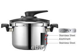 PN Vertu-S Premium IH Stainless Steel Pressure Cooker 5.5L VTSPC-10 For 10 cups