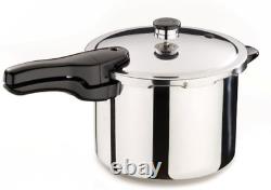 Premium Pressure Cooker Stainless Steel Power Best Rice and Food Pot 6 Qt