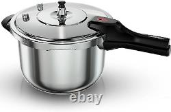 Pressure Cooker, 8 Quart Stainless Steel Pressure Canner, Induction Compatible C