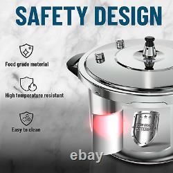 Pressure Cooker, 8 Quart Stainless Steel Pressure Canner, Induction Compatible C