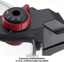 Pressure Cooker Pressure Canner with Pressure Control 3 PSI Settings 22 Quart