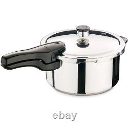 Pressure Cooker Stainless Steel 4-Quart Ceramic Smooth-Top Tri-Clad Base