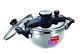 Prestige Clip On Stainless Steel Kadai Pressure Cooker With Glass Lid Accessory