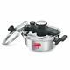 Prestige Clip On Stainless Steel Pressure Cooker With Glass Lid, 3 Litres, Silver
