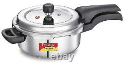 Prestige Deluxe Alpha Outer Lid Stainless Steel Pressure Cooker, 3 Litres