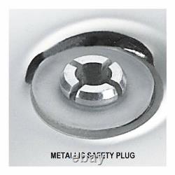 Prestige Deluxe Alpha Stainless Steel Deep Pan Pressure Cooker, 5 Litres, Silver