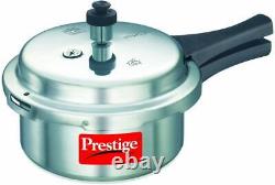 Prestige Popular Aluminium Pressure Cooker, 2 Litres, Silver