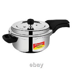 Prestige Svachh Deluxe Alpha 3.0 Litre Stainless Steel Outer Lid Pressure Cooker