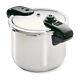 Presto 8 Quart Stainless Steel Pressure Cooker. Works On Induction Tops! #01370