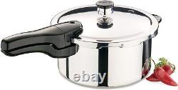 Presto Pressure Cooker 4-Quarts Stainless Steel Model 01341 Automatic Home