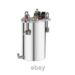Side Discharge Stainless Steel Dispenser Pressure Tank Fluid Dispensing Bucket