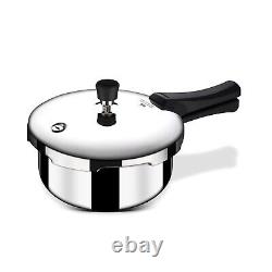 Stahl Triply Stainless Steel Pressure Cooker 1.5 Litre Outer Lid